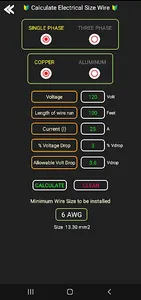Electrical Calculations Pro screenshot 5