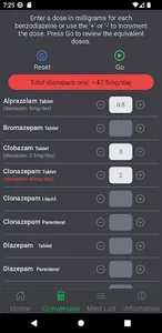 BenzoCalc screenshot 1