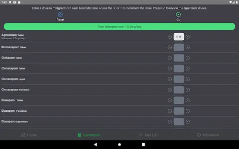 BenzoCalc screenshot 5