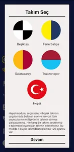 Türkiye Süper Ligi Bilgi Oyunu screenshot 6
