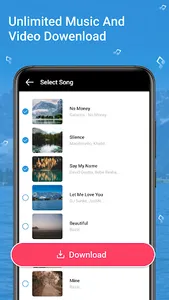 Audio and video player screenshot 1