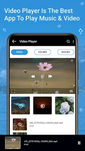 Audio and video player screenshot 3