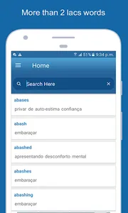English Portuguese Dictionary screenshot 1