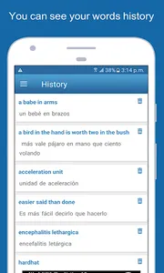 English Spanish Dictionary screenshot 5