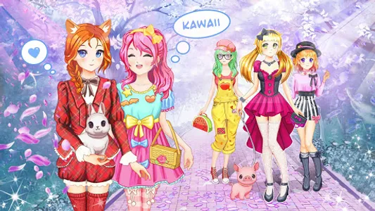 Anime Kawaii Dress Up Games screenshot 0