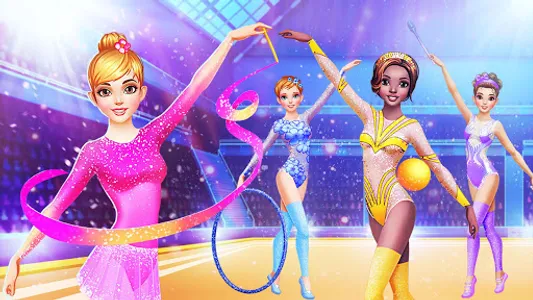 Gymnastics Girls Dress Up Game screenshot 0