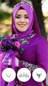 Bridal Hijab Photo Editor screenshot 0