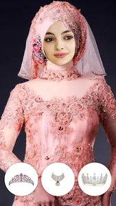 Bridal Hijab Photo Editor screenshot 1