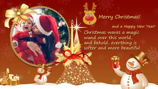 Christmas card maker & Wishes screenshot 0