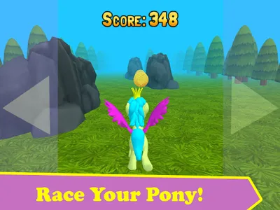 Running Pony 3D: Little Race screenshot 18