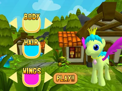 Running Pony 3D: Little Race screenshot 22