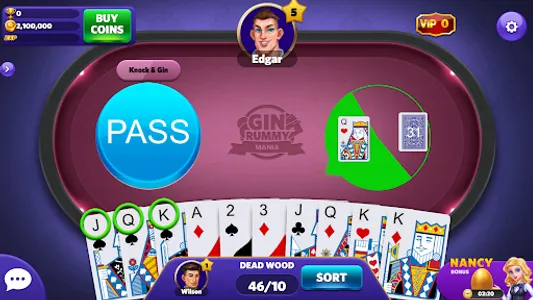 Gin Rummy Mania screenshot 1