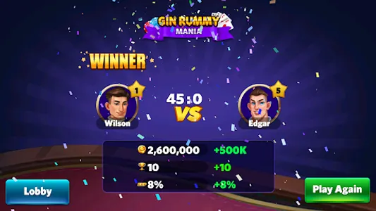 Gin Rummy Mania screenshot 14