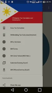 PH Tax Info and Calculator screenshot 1