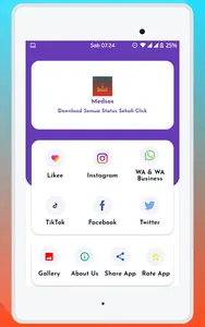 Sosmed - All In One Status Sav screenshot 5
