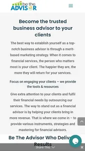Be the Advisor screenshot 2