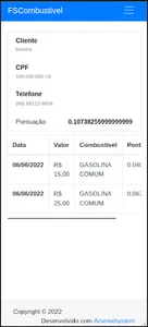 FsCombustiveis Fidelidade screenshot 2