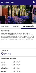 Violeta SPA screenshot 0