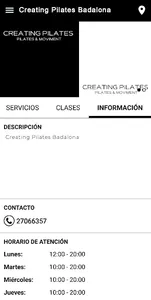 Creating Pilates Badalona screenshot 1