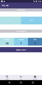 TPL Intranet screenshot 1