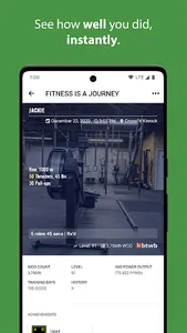 btwb: WOD Tracking screenshot 1