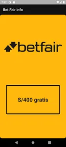 Bet Fair info screenshot 0
