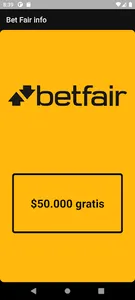 Bet Fair info screenshot 2