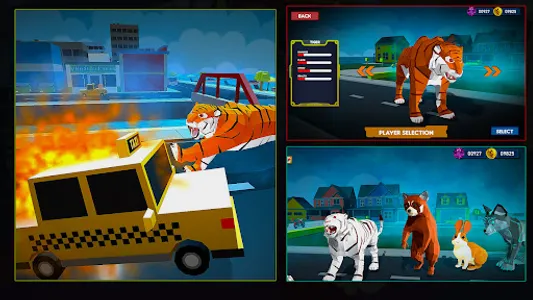 Tiger Rampage: 3D Tiger Games screenshot 13