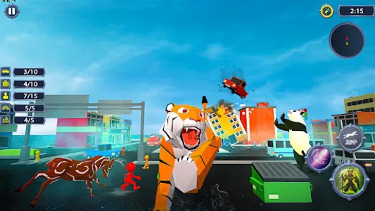 Tiger Rampage: 3D Tiger Games screenshot 17