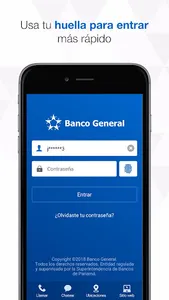 Banca Móvil de Banco General screenshot 0