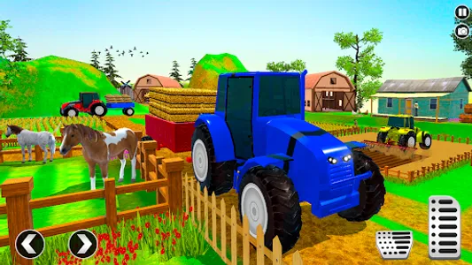 Farmer Tractor Farming Game 3D screenshot 7