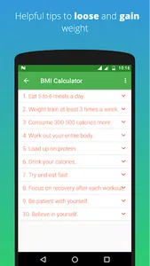 BMI Calculator screenshot 3