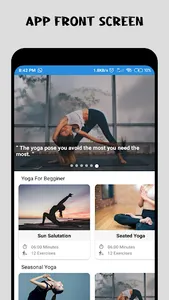 Yoga Meditation & workout App screenshot 0