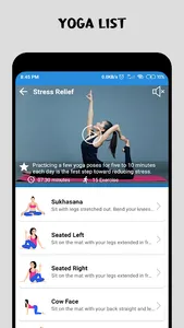 Yoga Meditation & workout App screenshot 1