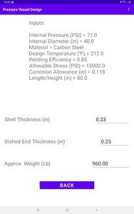 Pressure Vessel Design screenshot 7