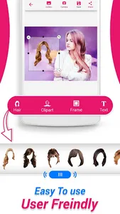 Women Hair Style Photo Editor screenshot 1