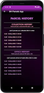 BH Parcels App screenshot 7