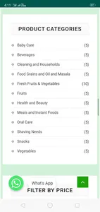 srivanaparvathystores.com screenshot 1