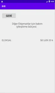 BAKIM İYİLEŞTİRME BÜTÇESİ (BİB screenshot 5