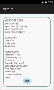 POS Inventory for 4EPOS 4-Shop screenshot 1