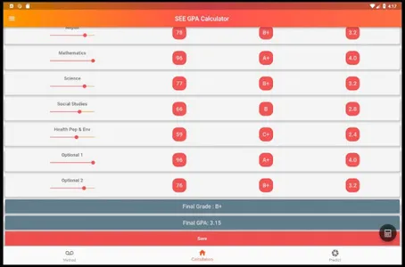 SEE GPA Calculator screenshot 5
