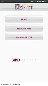 BIBD Biznet Mobile screenshot 0