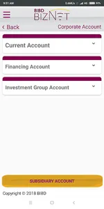 BIBD Biznet Mobile screenshot 2