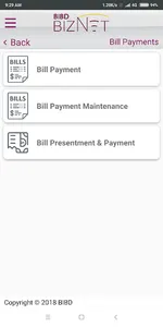 BIBD Biznet Mobile screenshot 3