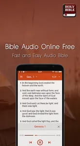 King James Bible, Audio KJV screenshot 6