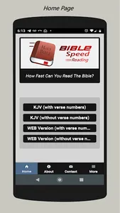 Bible Speed Reading screenshot 0