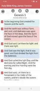 Holy bible King James Version screenshot 2