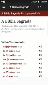 Holy Bible Portuguese. screenshot 1