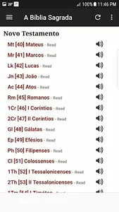 Holy Bible Portuguese. screenshot 2