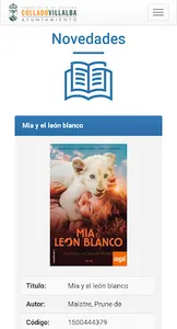 Bibliotecas de Collado Villalb screenshot 3